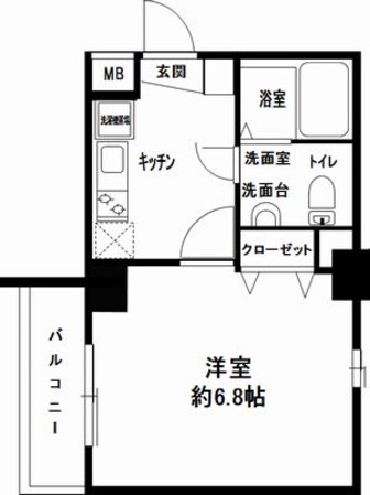 スカイコート三越前壱番館の物件間取画像